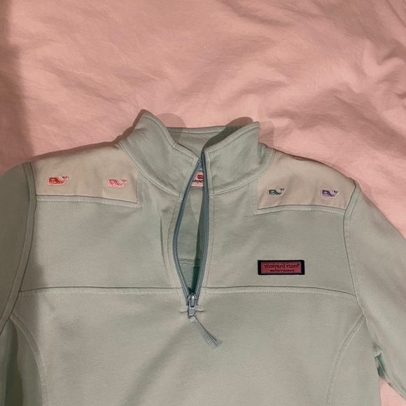 woman’s mint green shep shirt - Picture 3 of 3
